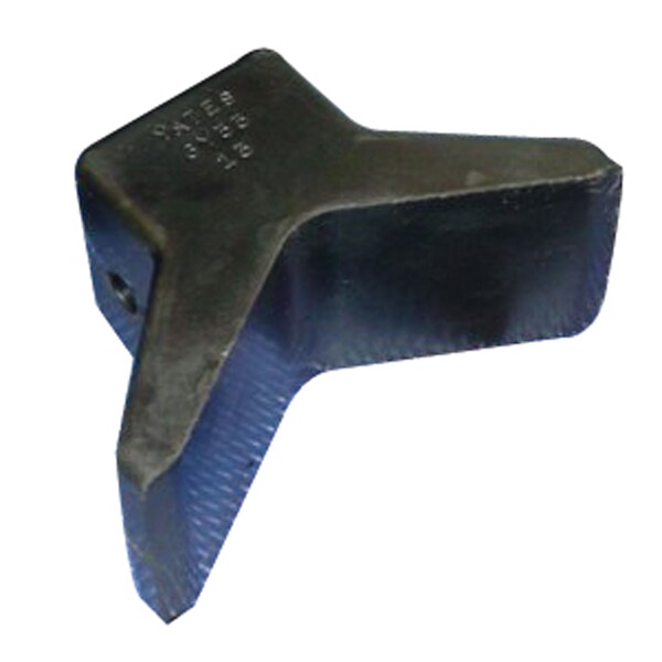 C.H. Yates C.H. Yates 6Y33-4 Black Rubber Molded 'Y' Bow Stop - 3 in. x 3 in. x 0.5 in. 6Y33-4 - main